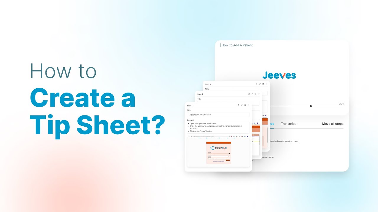 How To Create A Tip Sheet In Minutes With Jeeves Youtube