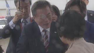 韓国の文大統領来日  G20サミット出席で