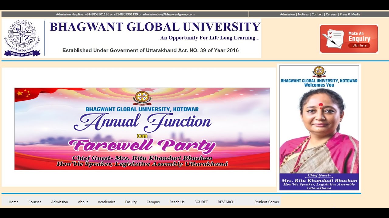 Bhagwant Global University In Mandevpur, Uttarakhand Full Details ...