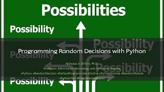 Python Programming Random Decisions Redux - 012723A01