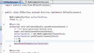 Android Application Development Tutorial 71 Setting up the OnTouch Method YouTube