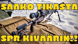 SPR TIKALLA TESTIÄ JA AMMUNTAA.                    SPR = SUSIRAJA PRECISION RIFLE.