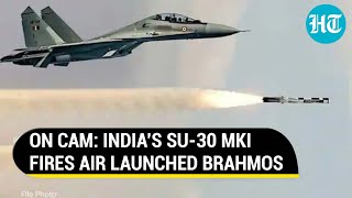 India launches BrahMos; Watch the dramatic IAF footage of the missile fire from the Sukhoi jet