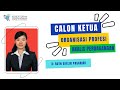 Kandidat Ketua Umum Organisasi Profesi JF Analis Perdagangan (Ruth Evelin Pasaribu)