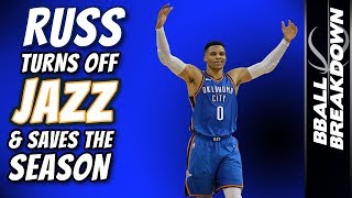 RUSS Turns Off JAZZ & Saves The Season in Game 5