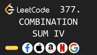 Combination Sum IV - Leetcode 377 - Python