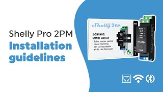 Shelly PRO 2PM - Installation video US