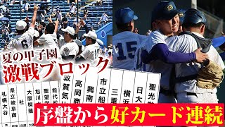 【組み合わせ決定】日大三vs聖光学院など好カード連続！激戦ブロックを徹底解説