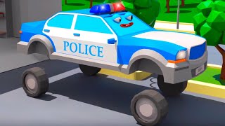 Police Car for Kids - 3D Cartoon