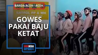 Viral Video 10 Wanita Gowes di Aceh Berbaju Pink Ketat, Wali Kota Geram dan Minta Langsung Diciduk