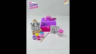 CEFA TOYS- Real Littles Mini Cofres De Actividades: Lienzo para pintar