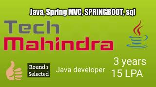 Tech Mahindra | Techm java interview questions and answers | Microservices interview questions