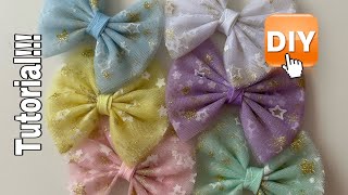 LAÇO DE TULE CANDY DELICADO! NÍVEL INICIANTE @clube.enacatado #diy #como #ribbon