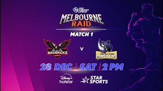 Pro Kabaddi Melbourne Raid | Match 1, FULL MATCH LIVE | 28 DEC, 2 PM