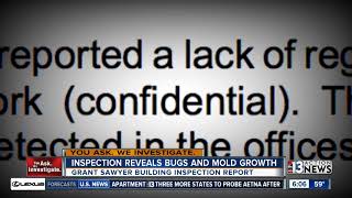 Water bugs and mold growth found during Grant Sawyer Building inspection