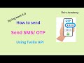 Send OTP/ SMS using Spring boot 3.0 || Thiru Academy