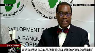 AfDB President discusses Zimbabwe's debt crisis