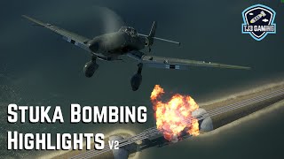 Ju-87 Stuka Dive Bombing Highlights! - WWII Combat Flight Sim IL-2 Sturmovik Great Battles