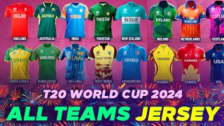 T20 World Cup 2024 - All Teams Jersey | T20 WC 2024 All 20 Teams Jersey | World Cup 2024 Jersey