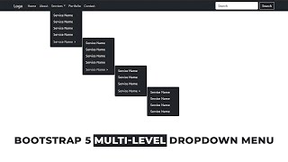 Responsive Mega Menu Using Bootstrap 5 Create Multi Level Dropdown Menu Responsive Mega Menu Using Bootstrap 5 Create Multi Level Dropdown Menu
