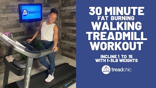 30 Minute Fat-Burning Walking Treadmill Workout! #walking #treadmill #fatburning #treadmillworkout