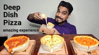 Deep Dish Pizza | Chicago Style Pizza | Best Pizza in Lahore | Food Review Show | TG Khaaba