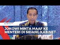 Gelar Rapat Kabinet Terakhir di IKN, Jokowi Minta Maaf ke Para Menteri