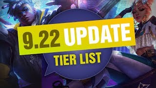 UPDATED Mobalytics Patch 9.22 Tier List New OP Champions and Q&A - League of Legends