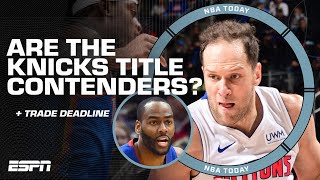 'LEGIT TITLE CONTENDERS' 🗣️ Perk BELIEVES the Knicks can make a run after recent