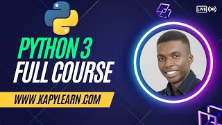 Complete Python 3 beginner course 2023 - KapyLearn English