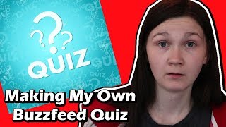 Making My Own Buzzfeed Quiz