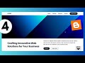 How To Customize Blogger Website With Custom Animated Hero Section
