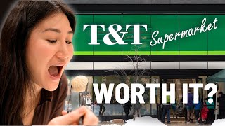 We Tried Toronto’s NEW T\u0026T SUPERMARKET – Asian Food Haul \u0026 Taste Test