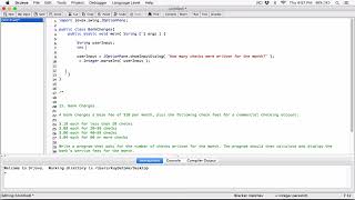3.15. Bank Charges - Java