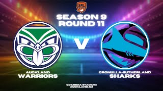 Warriors v Sharks | Season 9, Round 11 | SRL