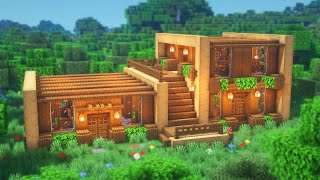 Minecraft: How to Build a Wooden House | Simple Survival House Tutorial