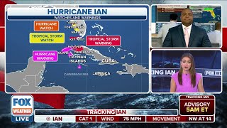 Hurricane Ian Forms In Caribbean, Hurricane Watch For Florida's Gulf Coast, Including Tampa