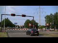 spoorwegovergang blerick venlo dutch railroad crossing