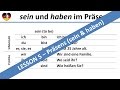 sein & haben Present Tense - Learn German (Lesson 5) - Complete A1-B1 Course - sein & haben Präsens