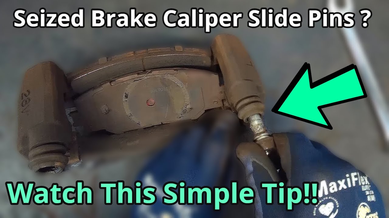 Stuck Caliper Slide Pin? A Quick Brake Service Tip - How To DIY - YouTube