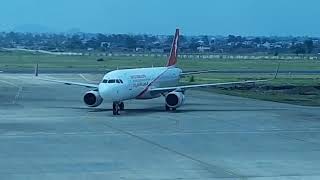 Air arabia flight landed in indore from sharjah