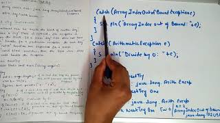 Nested try statements