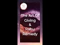JOY OF GIVING | BEST REMEDY FOR RAHU | LEARN ASTROLOGY ONLINE | #Shorts