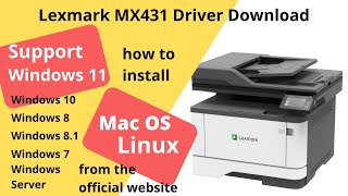 Lexmark MX431 Driver Download and Setup Windows 11 Windows 10, Mac 13, Mac 12