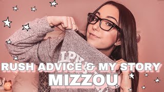 SORORITY RUSH ADVICE & MY EXPERIENCE AT MIZZOU! | Sam Gabrick