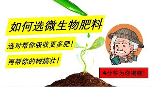 哪种 微生物肥料 可以 提高养分吸收率 和 提高树身免疫力？【4分钟让你看懂微生物肥料！】