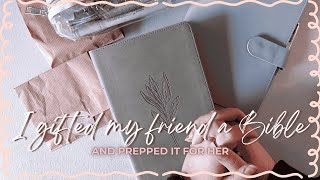 I gifted my friend a Bible | iswasandstilltocome