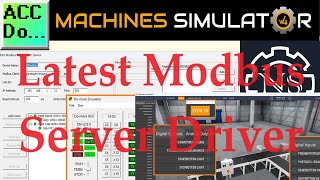 Latest Machine Simulator - Modbus Server Driver!