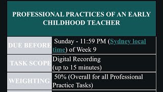 PLAC917 Professional Practice Task 3