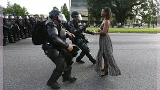 'Há poder feminino e negro ali': mulher que parou polícia nos EUA explica foto icônica